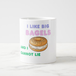 Big Bagels Funny Breakfast Shirt Jumbo Mugg