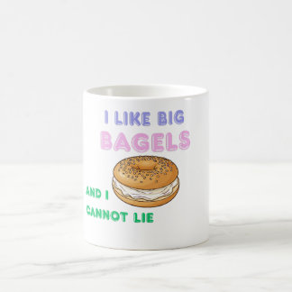 Big Bagels Funny Breakfast Shirt Kaffemugg