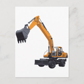 Big Bagger Excavator Vykort