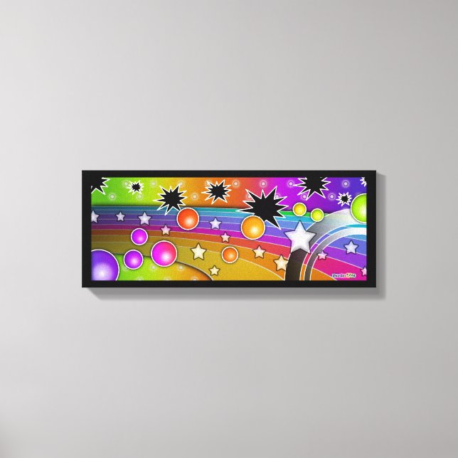 Big Bang Black Hål (Long) Wrapped Canvas (Framsida)