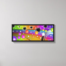 Big Bang Black Hål (Long) Wrapped Canvas