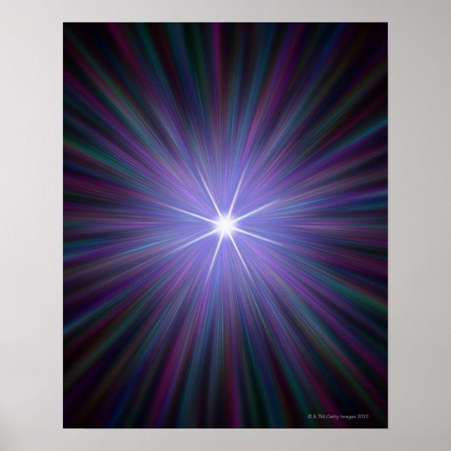 Big Bang, konceptuell datorgrafik. Poster (Framsidan)
