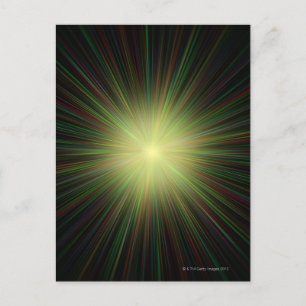 Big Bang, konceptuell datorgrafik. Vykort