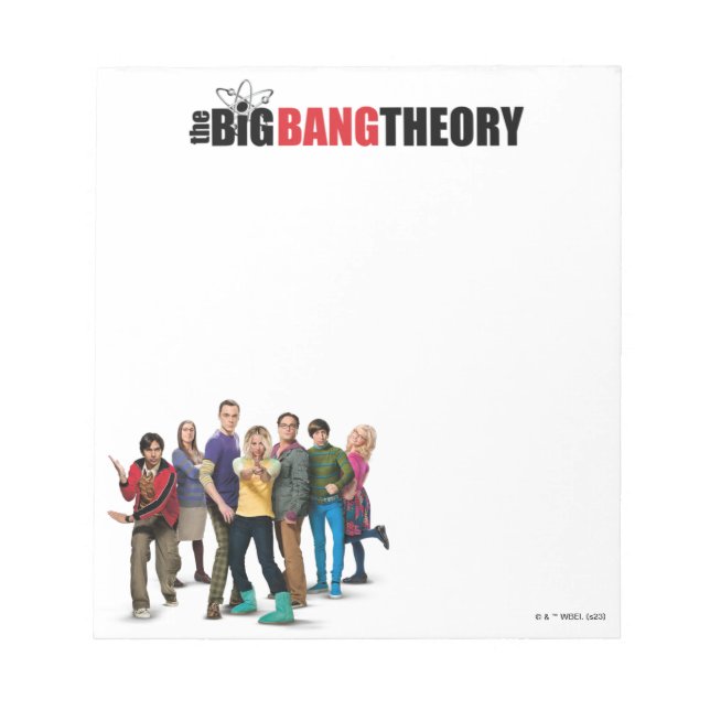 Big Bang-teoritecknen Anteckningsblock (Framsida)