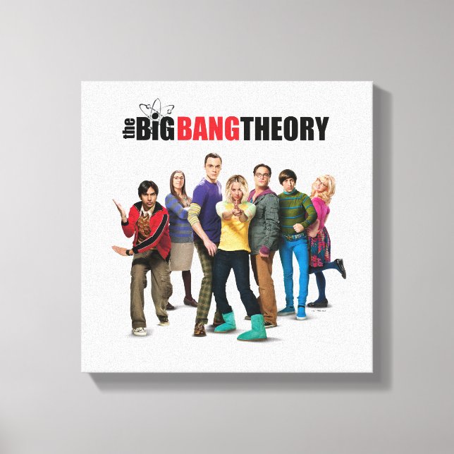 Big Bang-teoritecknen Canvastryck (Framsida)