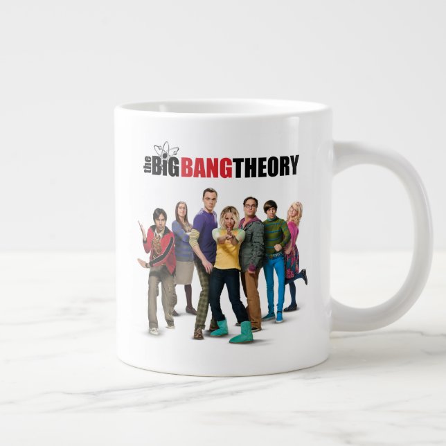 Big Bang-teoritecknen Jumbo Mugg (Höger)