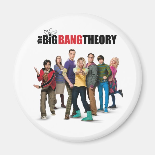 Big Bang-teoritecknen Magnet (Framsidan)