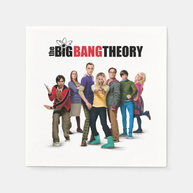 Big Bang-teoritecknen Pappersservett (Framsidan)