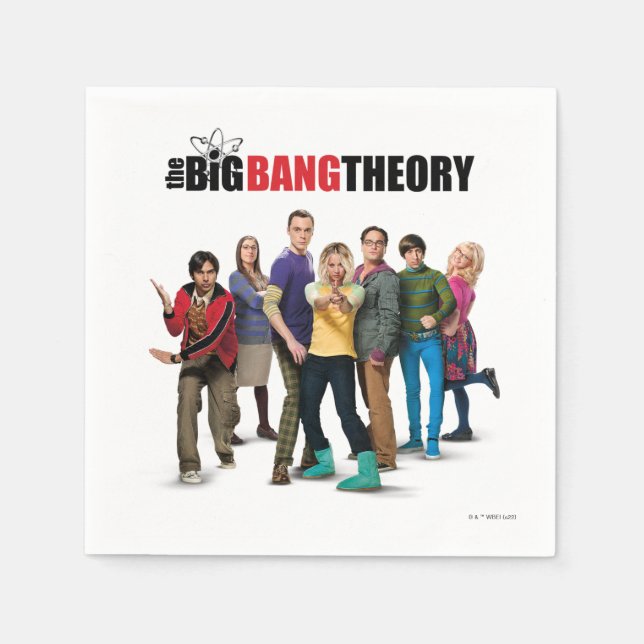 Big Bang-teoritecknen Pappersservett (Framsidan)