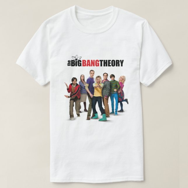 Big Bang-teoritecknen T Shirt (Design framsida)