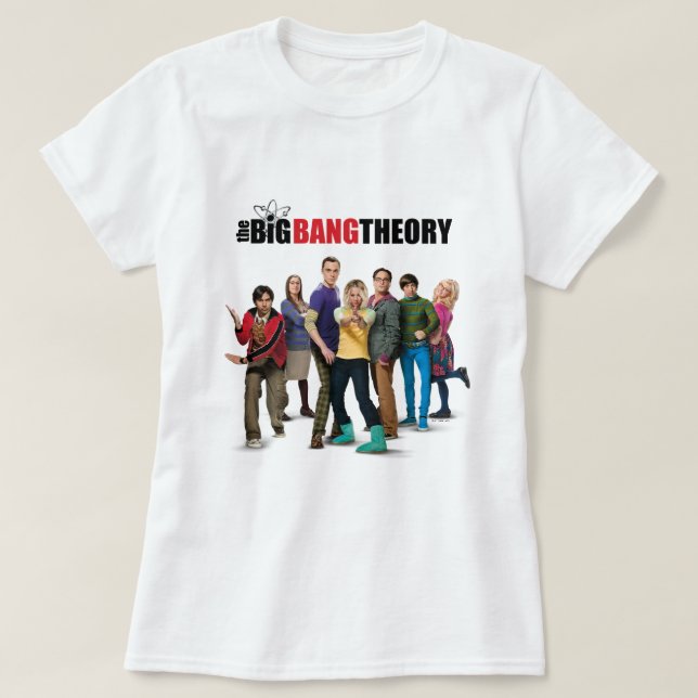 Big Bang-teoritecknen T Shirt (Design framsida)