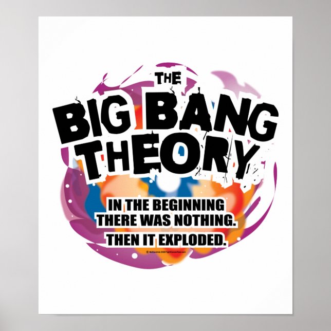 Big Bang Teory Poster (Framsidan)