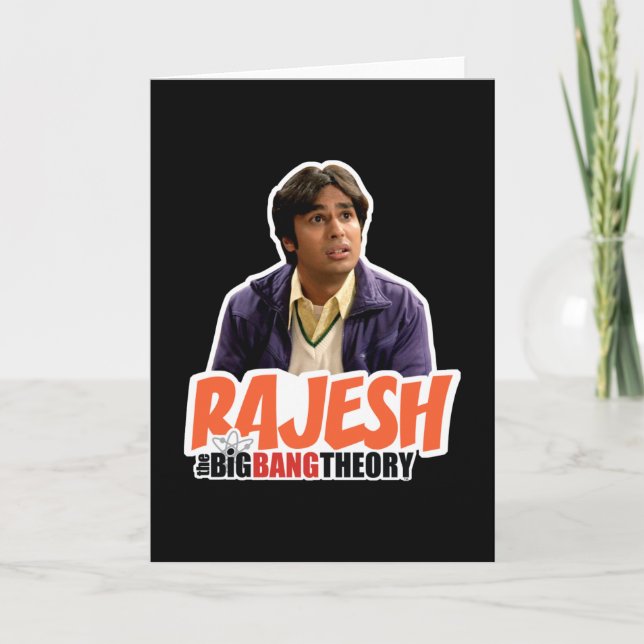 Big Bang Teory | Rajesh Kort (Framsida)