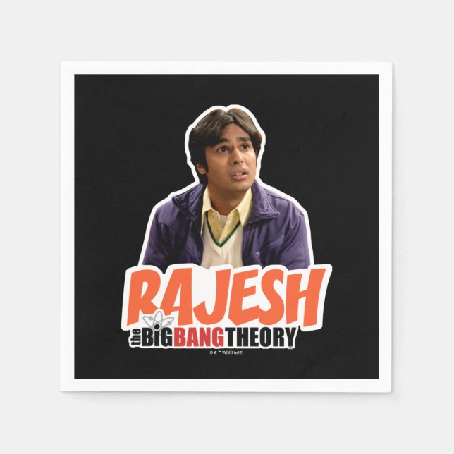 Big Bang Teory | Rajesh Pappersservett (Framsidan)
