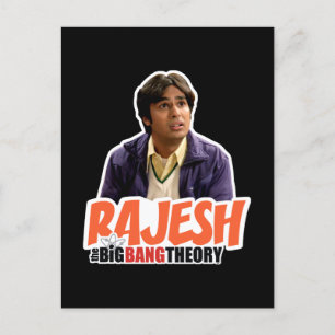Big Bang Teory Rajesh Vykort