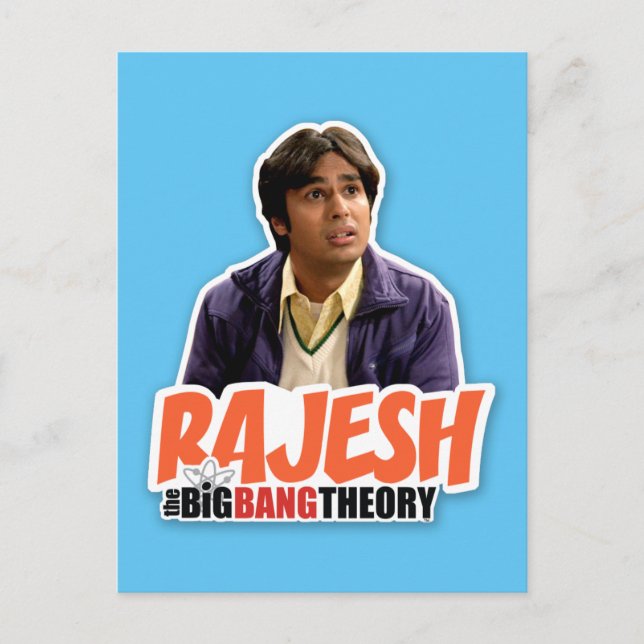 Big Bang Teory | Rajesh Vykort (Framsida)