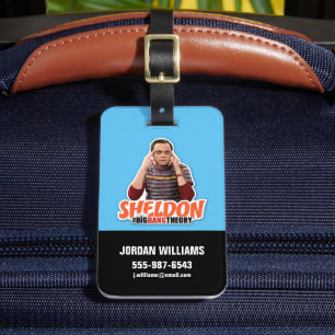 Big Bang Teory Sheldon Bagagebricka