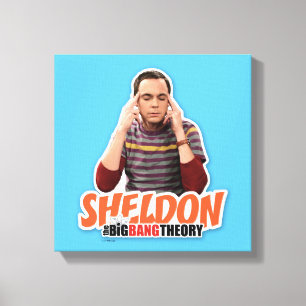Big Bang Teory Sheldon Canvastryck