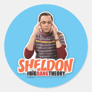 Big Bang Teory Sheldon Runt Klistermärke