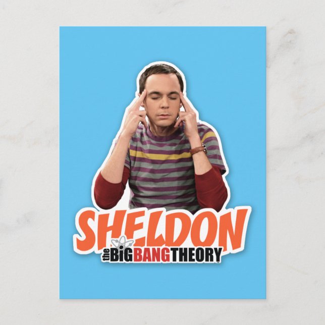 Big Bang Teory | Sheldon Vykort (Framsida)