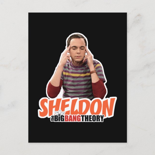 Big Bang Teory | Sheldon Vykort (Framsida)