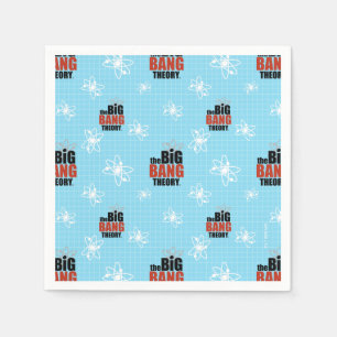 Big Bang Theory Blue Mönster Pappersservett