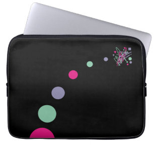 Big Bang Theory färg-plåtsplat rymden Laptop Fodral