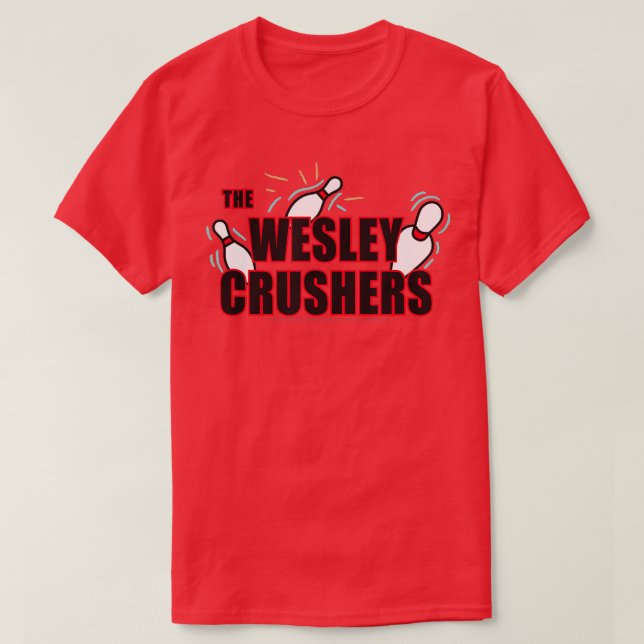 Big Bang Theory Wesley Crushers Bowling T Shirt (Design framsida)