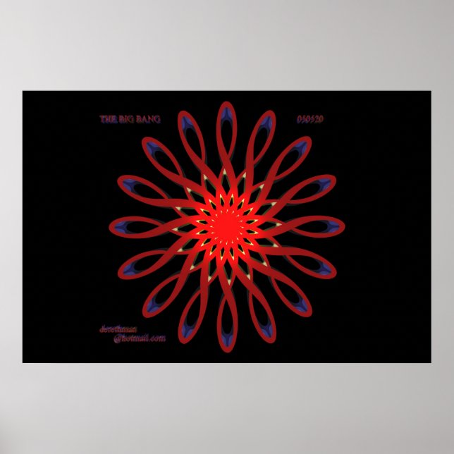 Big Bang (utskrift) Poster (Framsidan)