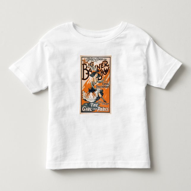 Big Banner Show "the girl from Paris" T-shirt (Framsida)