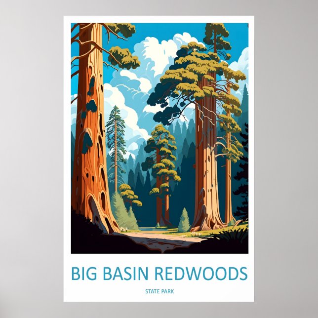 Big Basin Redwoods State Park 1 Poster (Framsidan)