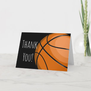 Big Basketball Boll Anpassningsbar Tack Kort
