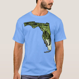 Big Bass Fishing Florida State Largemouth Bass Fis T Shirt