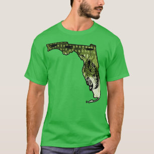 Big Bass Fishing Florida State Largemouth Bass Fis T Shirt