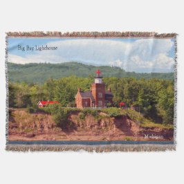 Big Bay-fyr från vatten-filt Filt