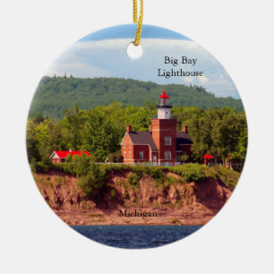 Big Bay-fyr från vatten ornament