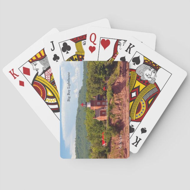 Big Bay-fyr från vatten-spelkort Casinokort (Baksidan)