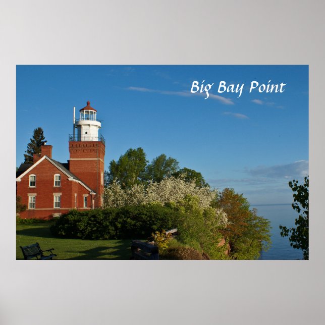 Big Bay Point Lighthouse Poster (Framsidan)
