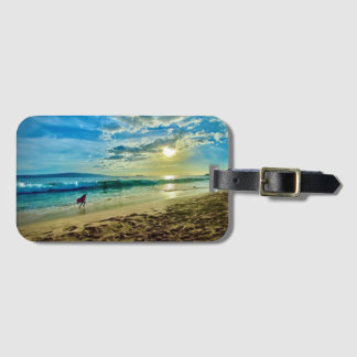 Big Beach Maui Makena Luggage Tag Bagagebricka