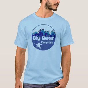 Big Bear California Blue skier killar T T-shirt