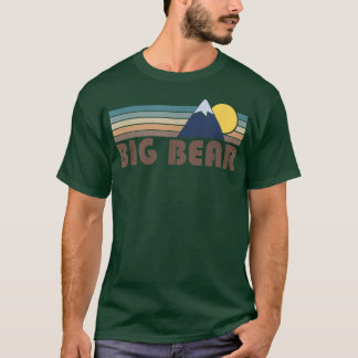 Big Bear California Retro Mountain T Shirt