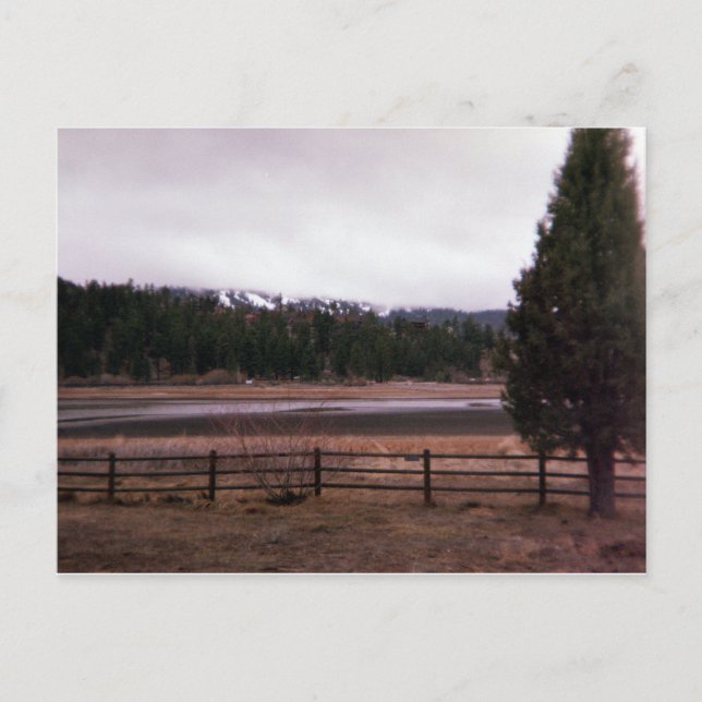 Big Bear, Kalifornien_Sjö Vykort (Framsida)