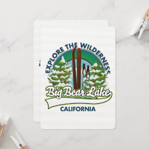 Big Bear Lake California skid logotyp