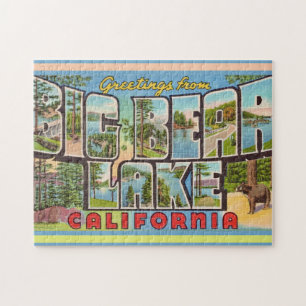 Big Bear Lake Kalifornien 11x14 Pussel