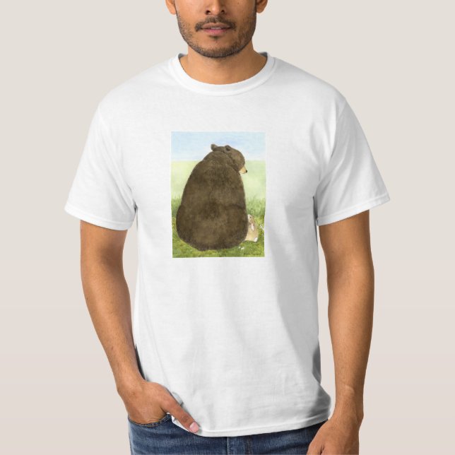 Big Bear lite kaninT-tröja Tee Shirt (Framsida)