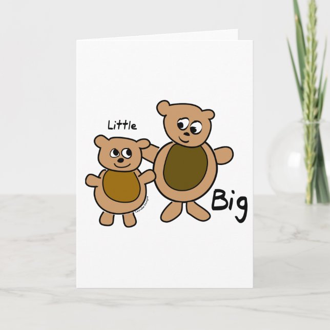 Big Bear Little Bear Kort (Framsida)