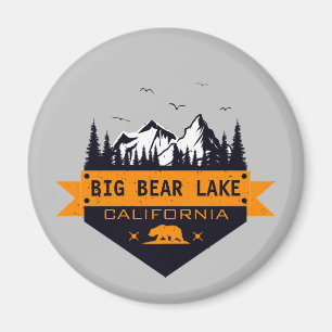 Big Bear Sjö California - eget namn Magnet