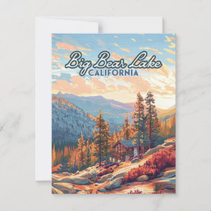 Big Bear Sjö California San Bernardino Card