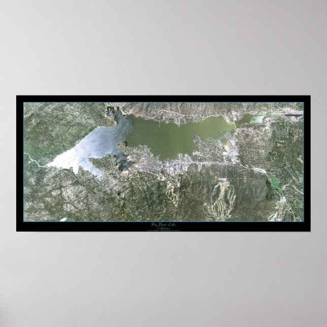 Big Bear Sjö, Kalifornien poster (Framsidan)