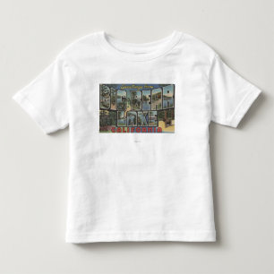 Big Bear sjö, Kalifornien - stora brevplatser 2 T-shirt
